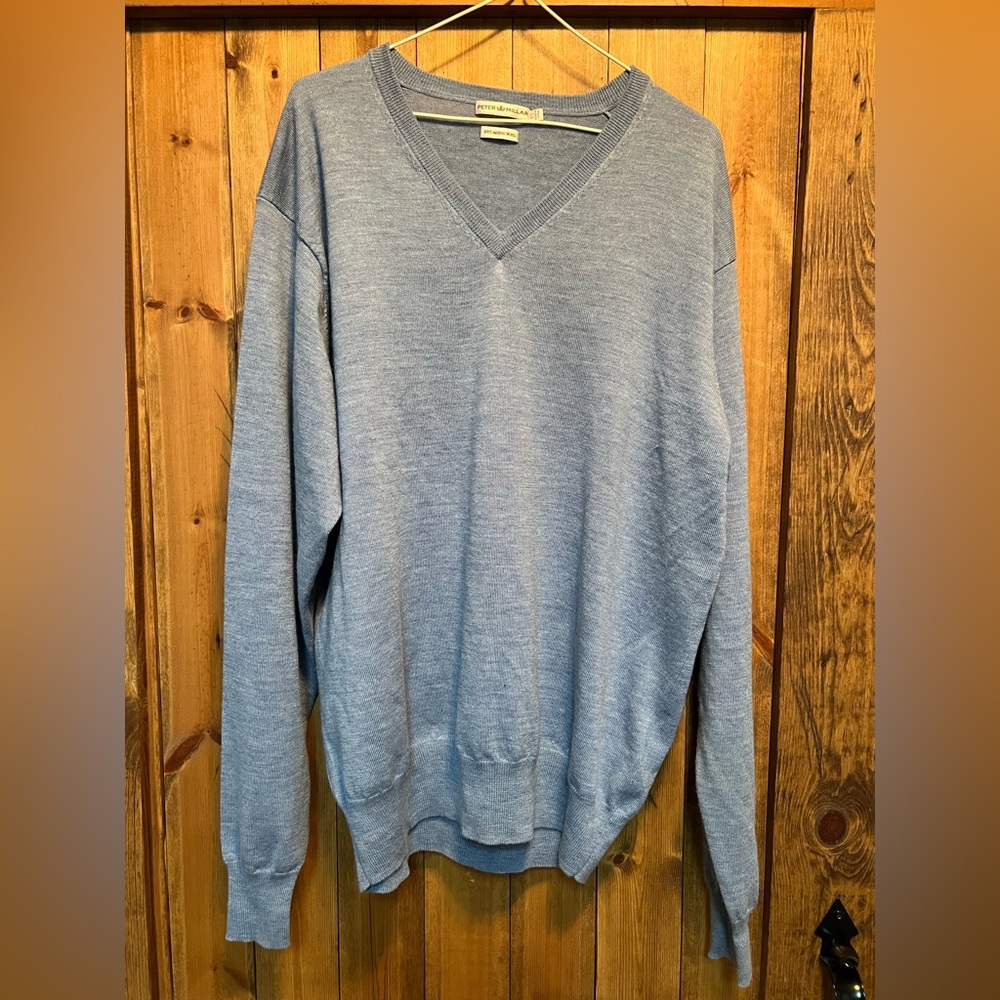 Men’s Large Peter Millar 100% Merano Wool golf sweater/pullover